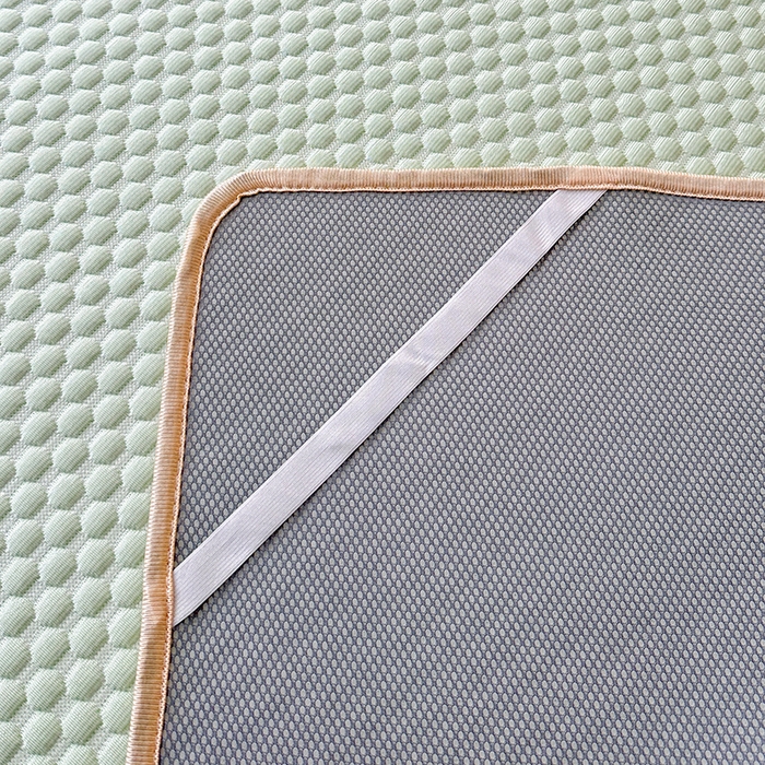 91家纺网 家纺一手货源 找家纺 （总）爱洛家纺 2025春夏新款A类冰丝豆豆凉席席子-床垫款