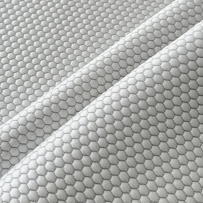 91家纺网 家纺一手货源 找家纺 爱洛家纺 2025春夏新款A类冰丝豆豆凉席席子-床垫款 小熊·浅灰