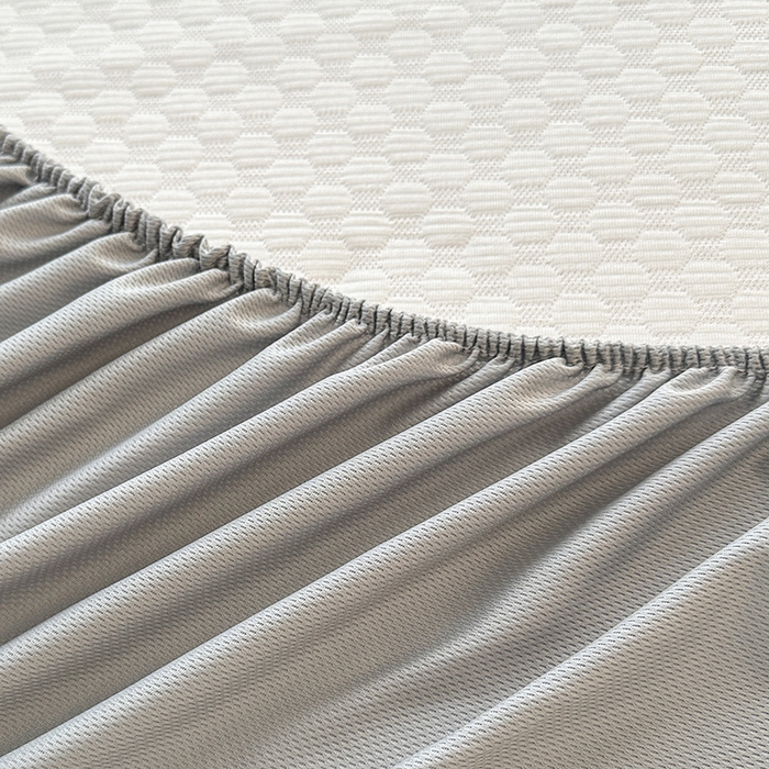 91家纺网 家纺一手货源 找家纺 爱洛家纺 2025春夏新款A类冰丝豆豆凉席席子-床笠款 床笠-粉玉