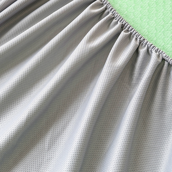 91家纺网 家纺一手货源 找家纺 爱洛家纺 2025春夏新款A类冰丝豆豆凉席席子-床笠款 床笠-水绿小熊