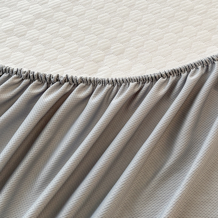 91家纺网 家纺一手货源 找家纺 爱洛家纺 2025春夏新款A类冰丝豆豆凉席席子-床笠款 床笠-粉玉