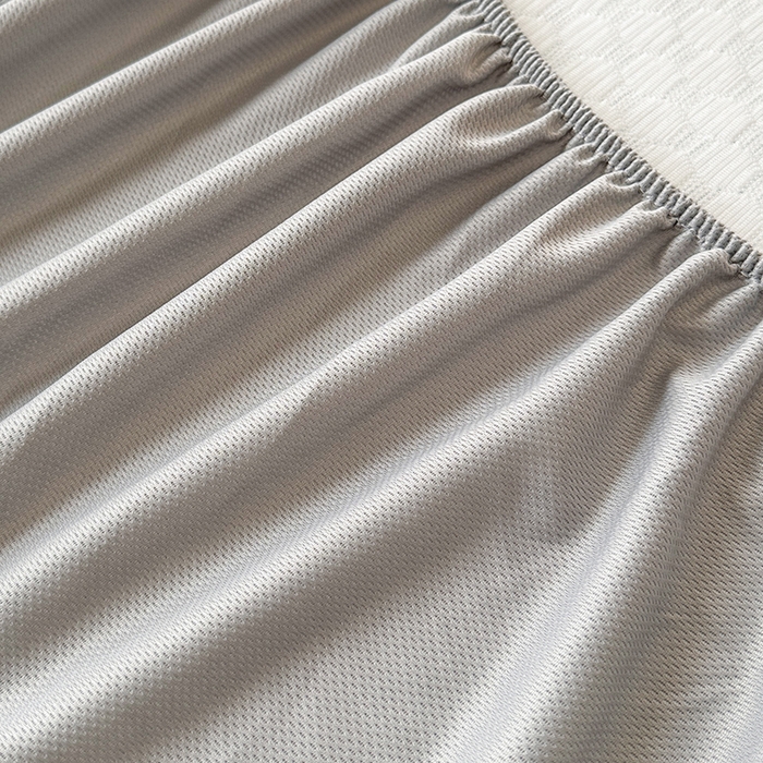 91家纺网 家纺一手货源 找家纺 爱洛家纺 2025春夏新款A类冰丝豆豆凉席席子-床笠款 床笠-浅天蓝