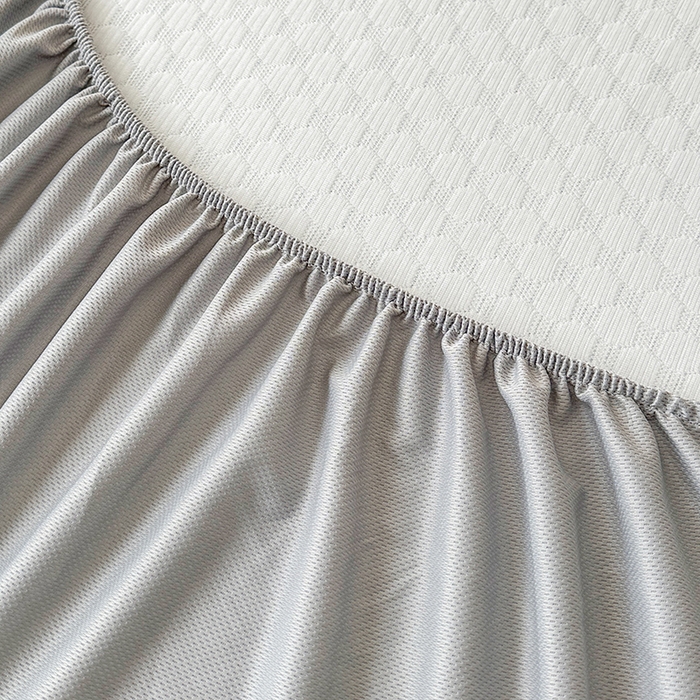 91家纺网 家纺一手货源 找家纺 爱洛家纺 2025春夏新款A类冰丝豆豆凉席席子-床笠款 床笠-浅天蓝