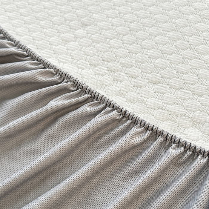 91家纺网 家纺一手货源 找家纺 爱洛家纺 2025春夏新款A类冰丝豆豆凉席席子-床笠款 床笠-水绿