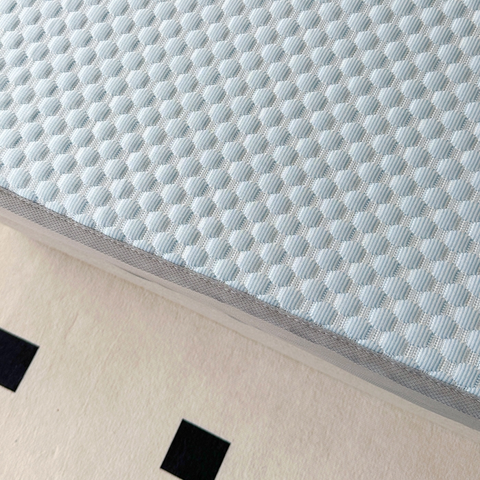 91家纺网 家纺一手货源 找家纺 爱洛家纺 2025春夏新款A类冰丝豆豆凉席席子-床笠款 床笠-浅天蓝