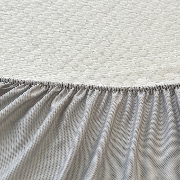 91家纺网 家纺一手货源 找家纺 爱洛家纺 2025春夏新款A类冰丝豆豆凉席席子-床笠款 床笠-水绿