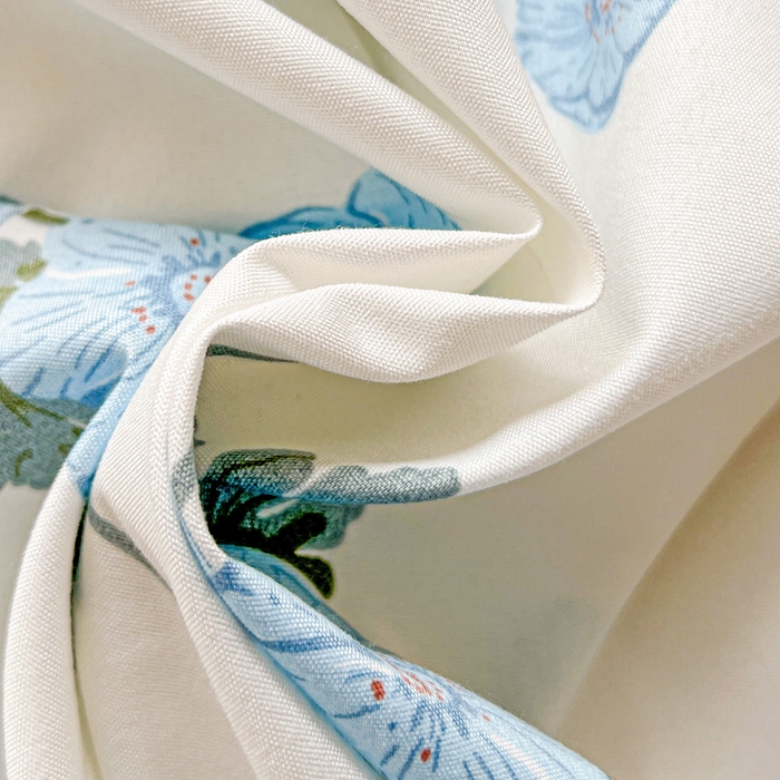 91家纺网 家纺一手货源 找家纺 极梦家纺 2025新款磨毛印花床裙三件套（支持定制） （总链接二） 蓝樱花语