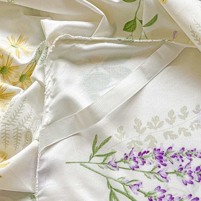 91家纺网 家纺一手货源 找家纺 极梦家纺 2025新款磨毛印花床裙三件套（支持定制） （总链接二） 花季如梦