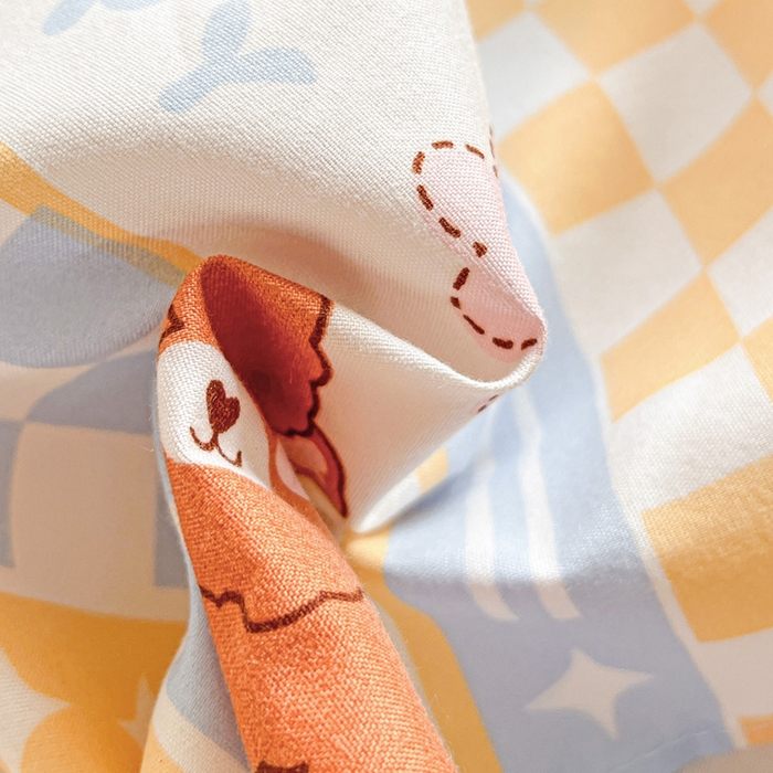 91家纺网 家纺一手货源 找家纺 极梦家纺 2025新款磨毛印花床裙三件套（支持定制） （总链接二） 小萌熊仔