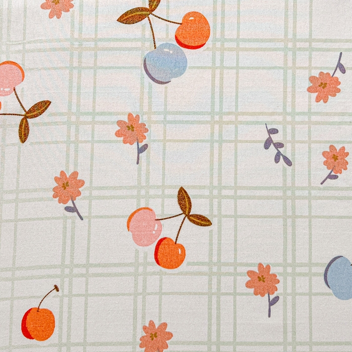 91家纺网 家纺一手货源 找家纺 极梦家纺 2025新款磨毛印花床裙三件套（支持定制） （总链接二） 樱桃格