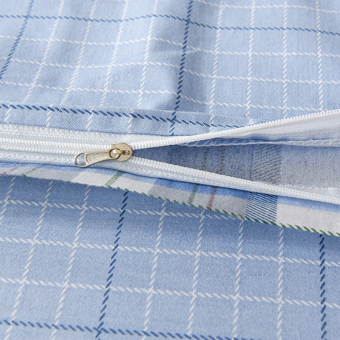 91家纺网 家纺一手货源 找家纺 鑫宇 2025新款全棉13372学生宿舍印花三件套上下铺六件套 梦的启航-蓝