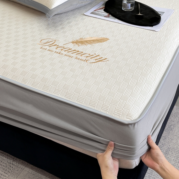 91家纺网 家纺一手货源 找家纺 （总）如一2025新款A类刺绣PE中分子冰豆豆凉感软席-都市系列