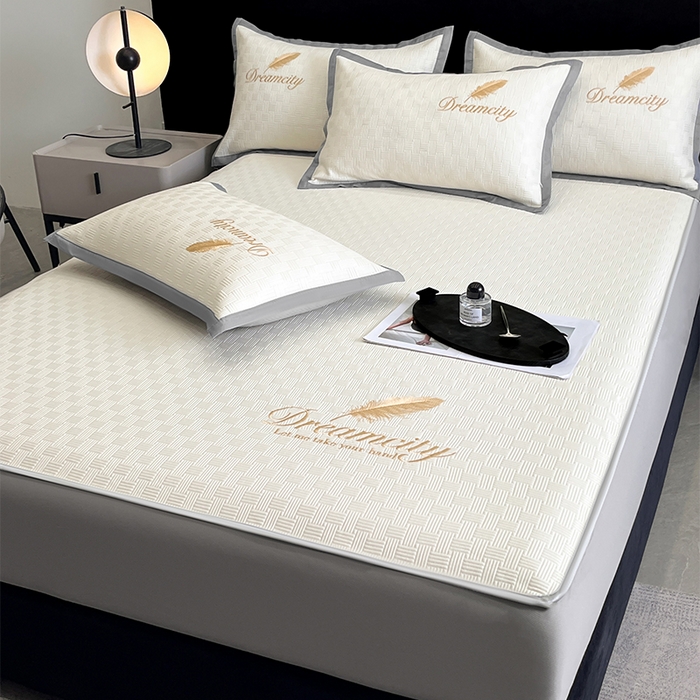 91家纺网 家纺一手货源 找家纺 （总）如一2025新款A类刺绣PE中分子冰豆豆凉感软席-都市系列