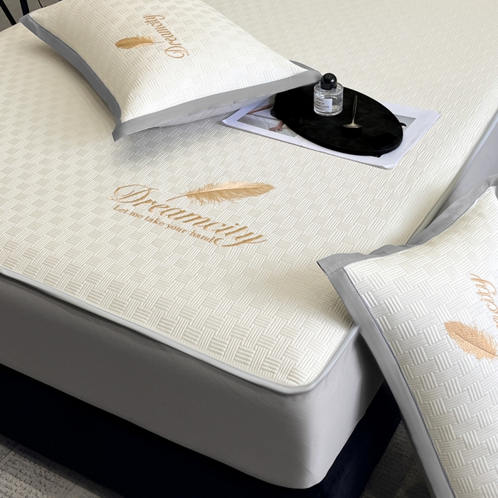 91家纺网 家纺一手货源 找家纺 （总）如一2025新款A类刺绣PE中分子冰豆豆凉感软席-都市系列