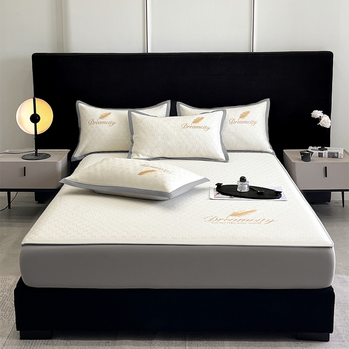 91家纺网 家纺一手货源 找家纺 （总）如一2025新款A类刺绣PE中分子冰豆豆凉感软席-都市系列