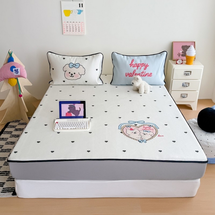 91家纺网 家纺一手货源 找家纺 （总）顾里家纺 2025春夏新款韩系数码卡通养生冰藤席空调席单席子