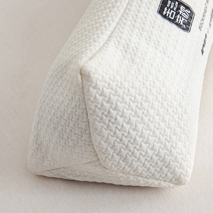 91家纺网 家纺一手货源 找家纺 云熙枕业 2025春夏新款大凉山苦荞枕单枕芯 白色 15×45/只