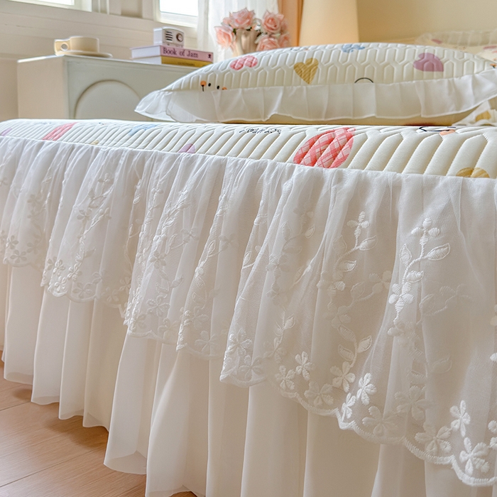 91家纺网 家纺一手货源 找家纺 （总）网红馆（ck家纺） 2025春夏新款印花凉感丝乳胶床裙凉席空调席夏被空调被