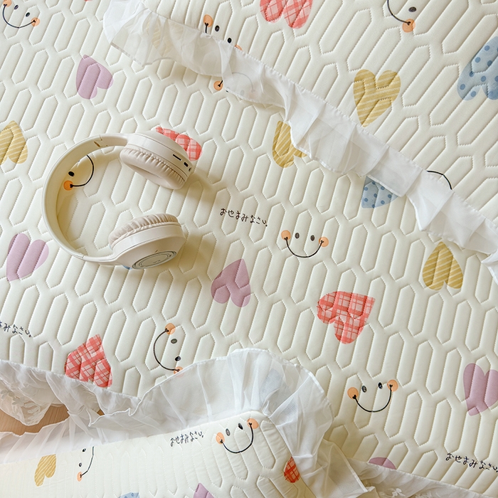 91家纺网 家纺一手货源 找家纺 （总）网红馆（ck家纺） 2025春夏新款印花凉感丝乳胶床裙凉席空调席夏被空调被