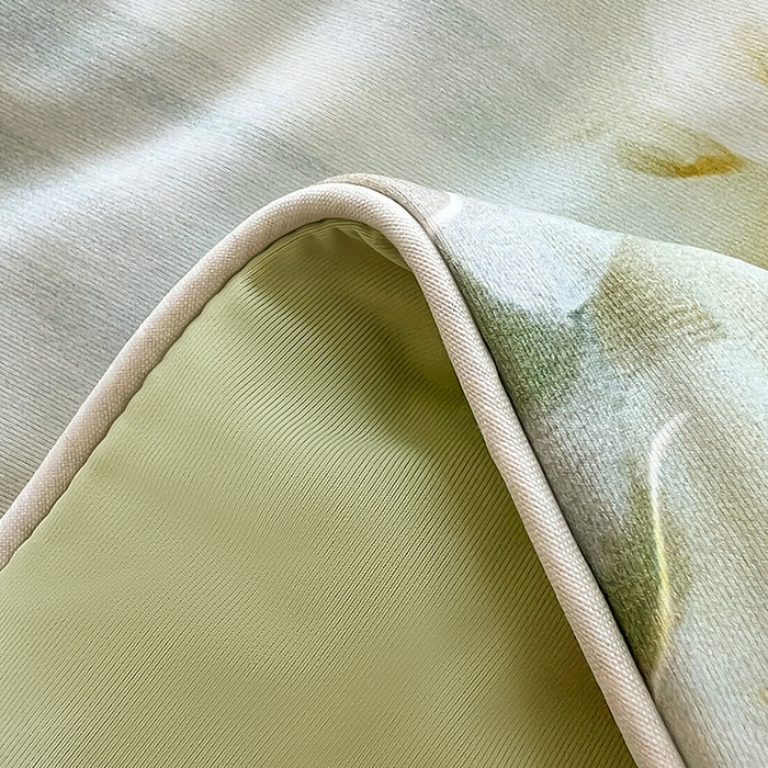 91家纺网 家纺一手货源 找家纺 2025年新款A类数码印花夏凉被 凉感丝锦氨夏被冰淇淋夏被空调被西瓜被双面凉感单夏被 莎莉-绿