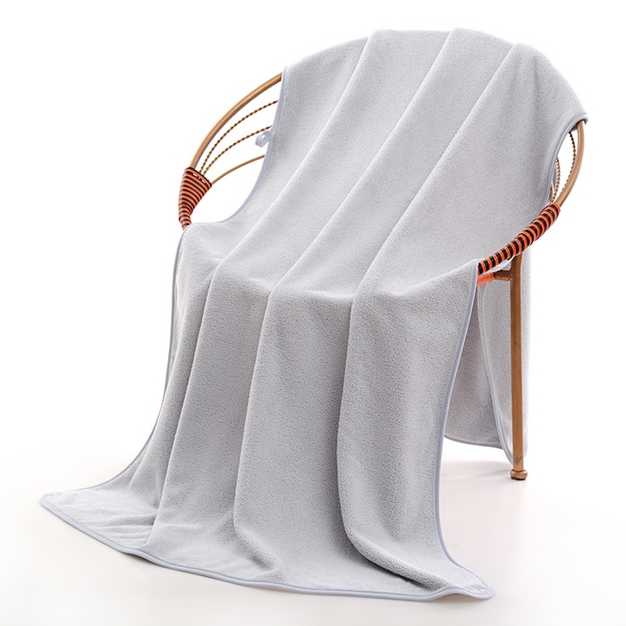 91家纺网 家纺一手货源 找家纺 （总）彩虹毛巾 2025新款无印风纯色珊瑚绒方巾毛巾浴巾套装