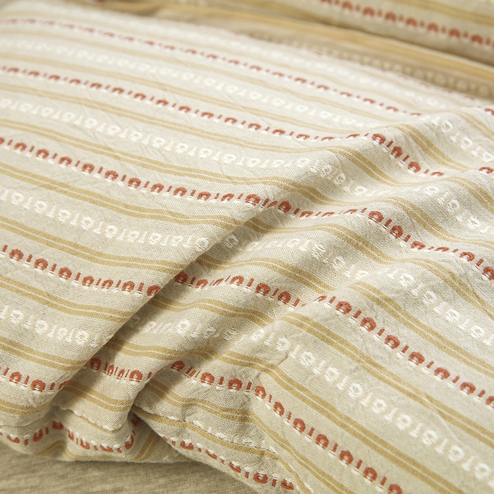 91家纺网 家纺一手货源 找家纺 新丽佳家纺 2025新款二合一三角荞麦牵引枕头条纹款枕头枕芯 卡其 三角枕35x16cm 方枕35x20cm/只