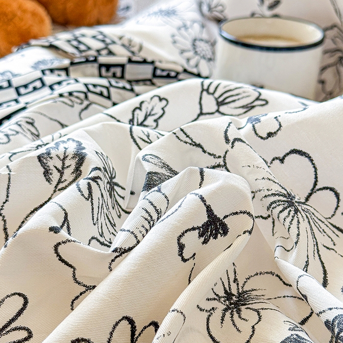 91家纺网 家纺一手货源 找家纺 虹星家纺 2025新款斜纹全棉纯棉印花床盖-清甜 清甜-挚爱