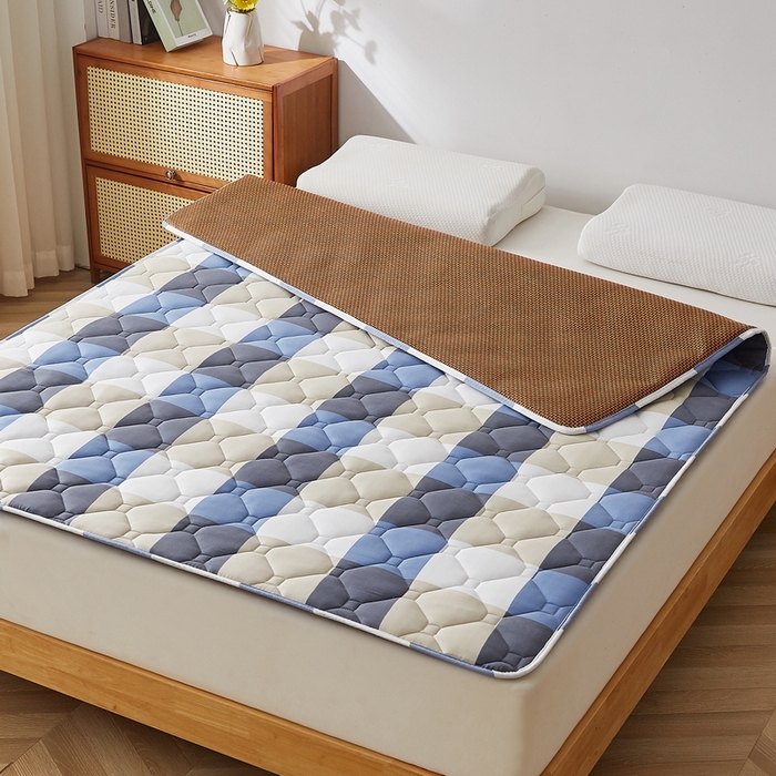 91家纺网 家纺一手货源 找家纺 （总）祁恋婷家居 2025新款A类水洗棉藤席两用床褥