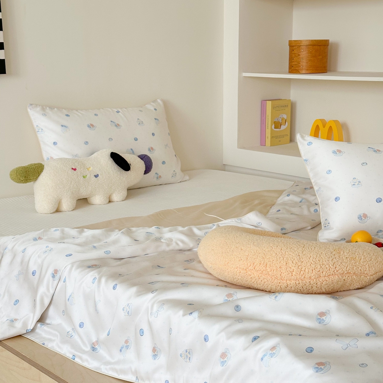 91家纺网 家纺一手货源 找家纺 西西家居 2025新款60支兰精天丝数码印花儿童夏被夏凉被空调被 蓝莓酸奶