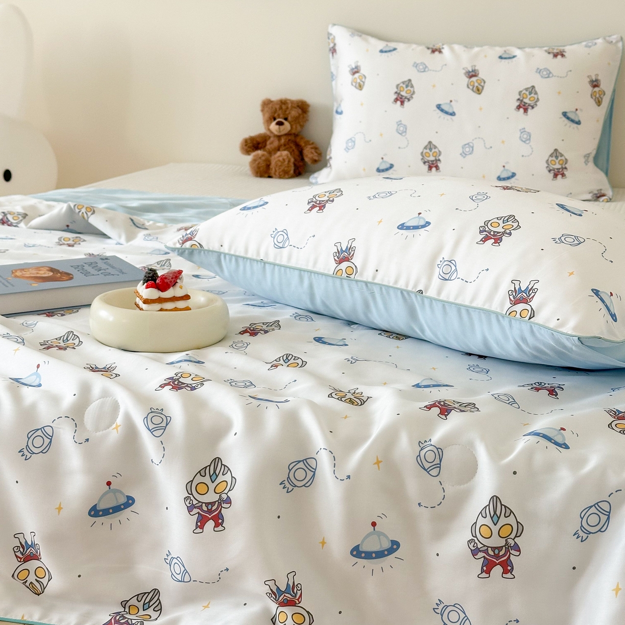 91家纺网 家纺一手货源 找家纺 西西家居 2025新款60支兰精天丝数码印花儿童夏被夏凉被空调被 小战士