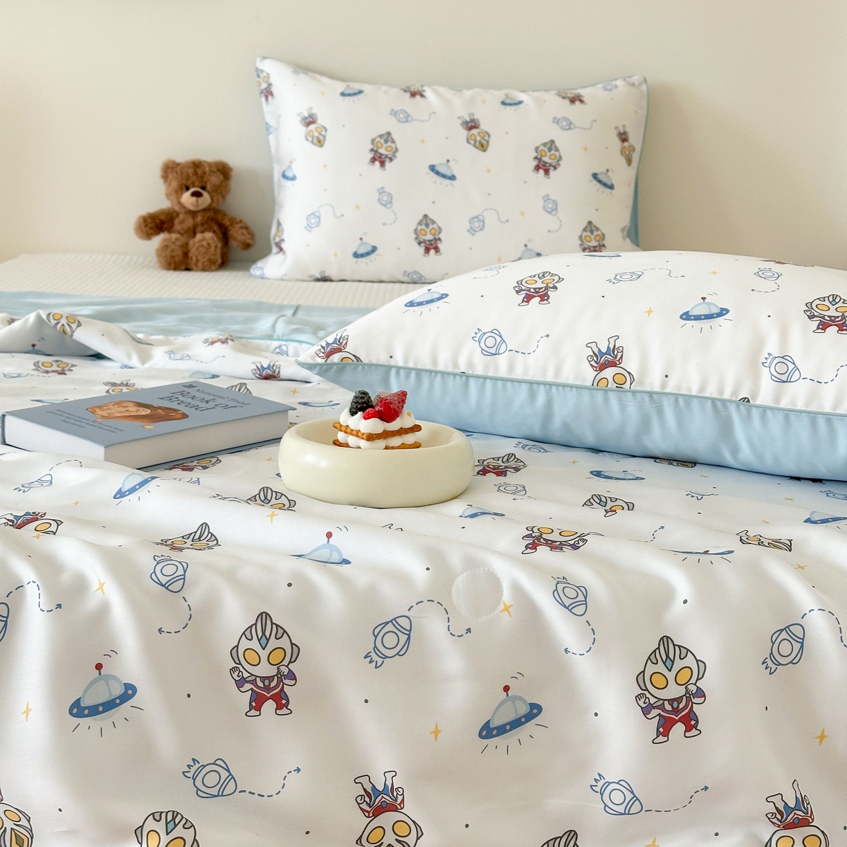 91家纺网 家纺一手货源 找家纺 西西家居 2025新款60支兰精天丝数码印花儿童夏被夏凉被空调被 小战士