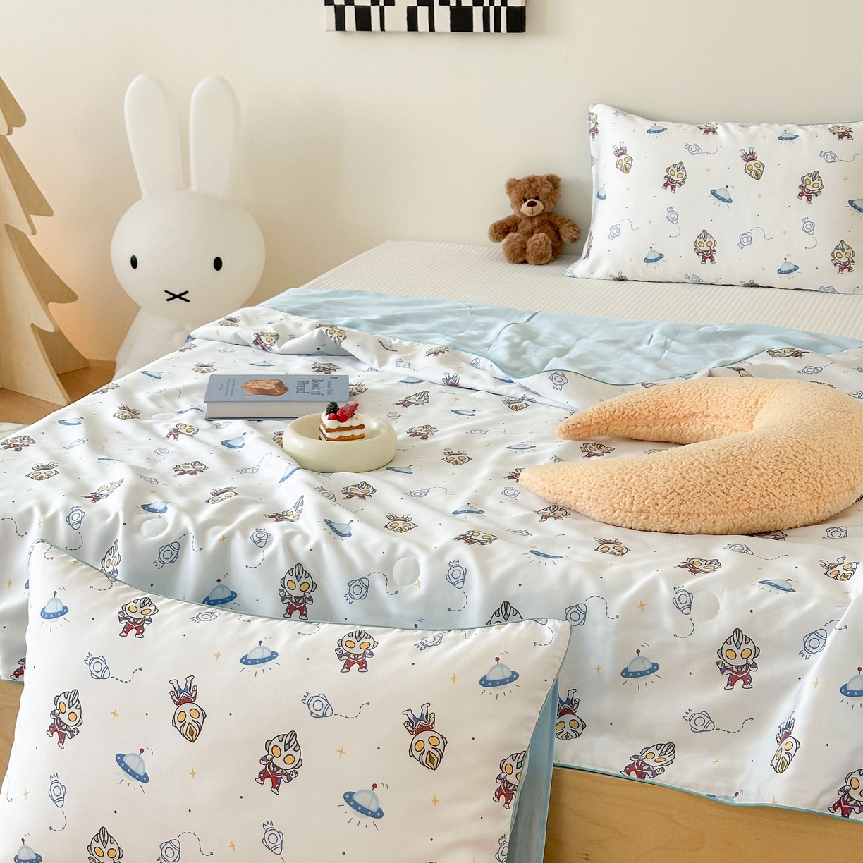 91家纺网 家纺一手货源 找家纺 西西家居 2025新款60支兰精天丝数码印花儿童夏被夏凉被空调被 小战士