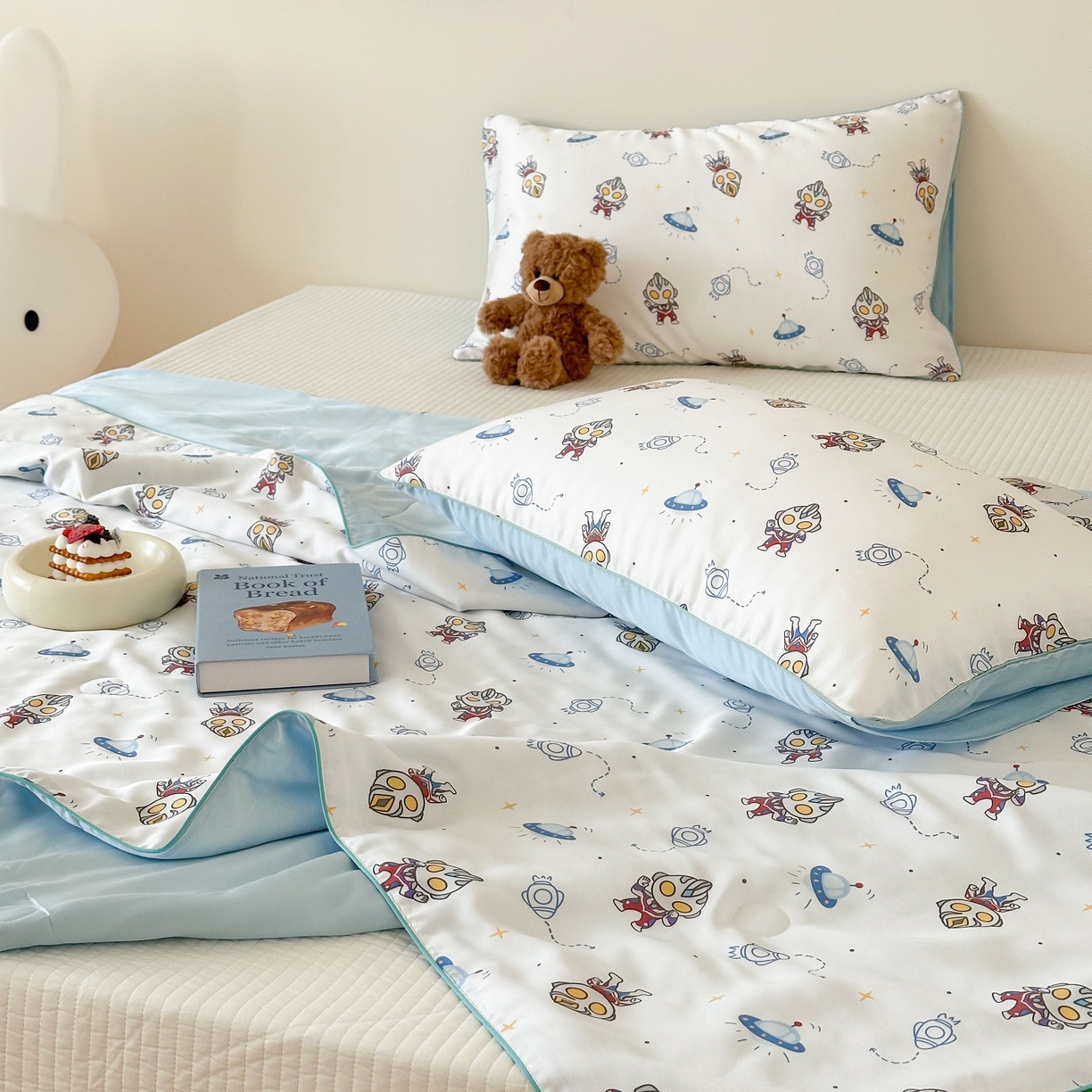 91家纺网 家纺一手货源 找家纺 西西家居 2025新款60支兰精天丝数码印花儿童夏被夏凉被空调被 小战士