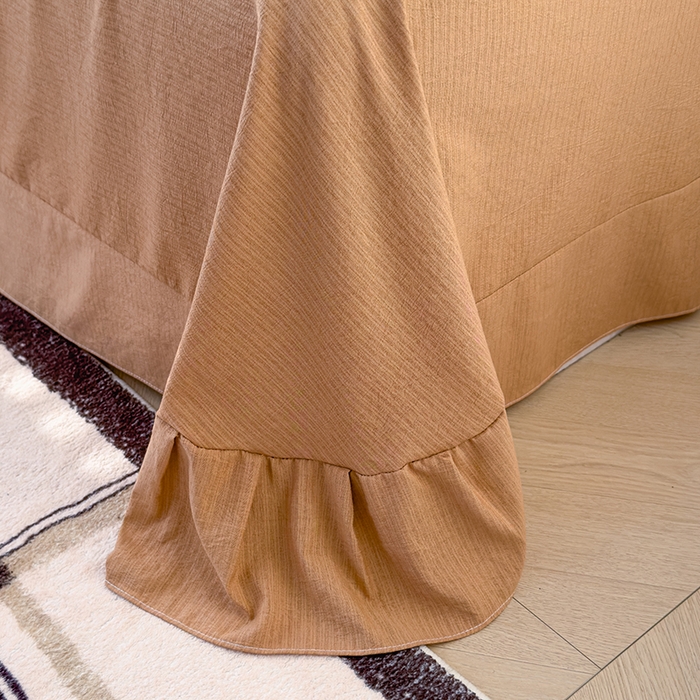 91家纺网 家纺一手货源 找家纺 竹合家纺 2025新品云感皱皱四件套跑量款小清新四件套 航空小兔-绿