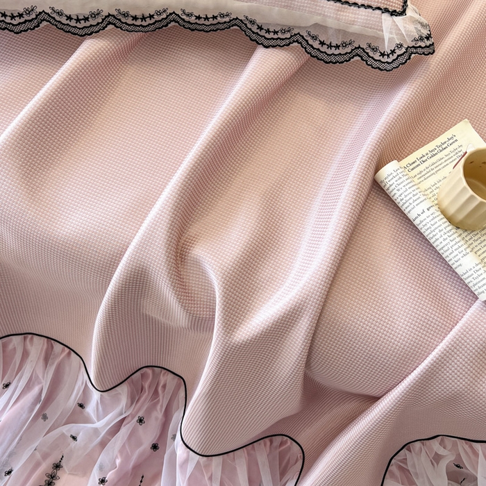 91家纺网 家纺一手货源 找家纺 （总）恋尚 2025新款可机洗可水洗冰丝床裙软席