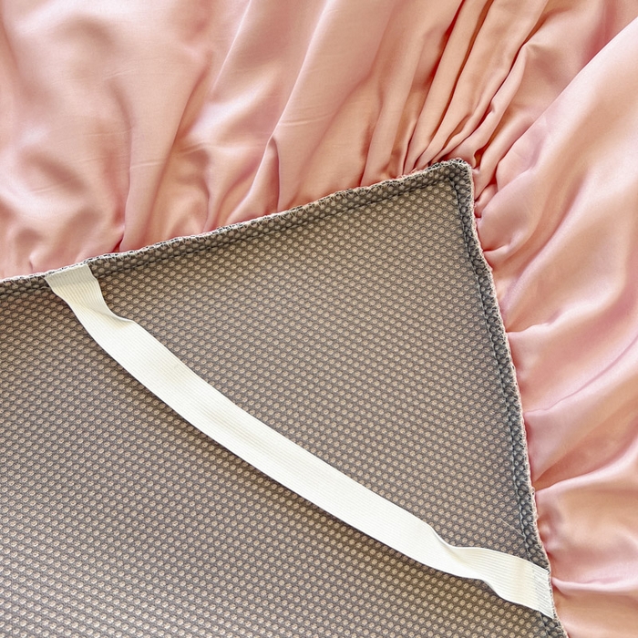 91家纺网 家纺一手货源 找家纺 （总）恋尚 2025新款可机洗可水洗冰丝床裙软席