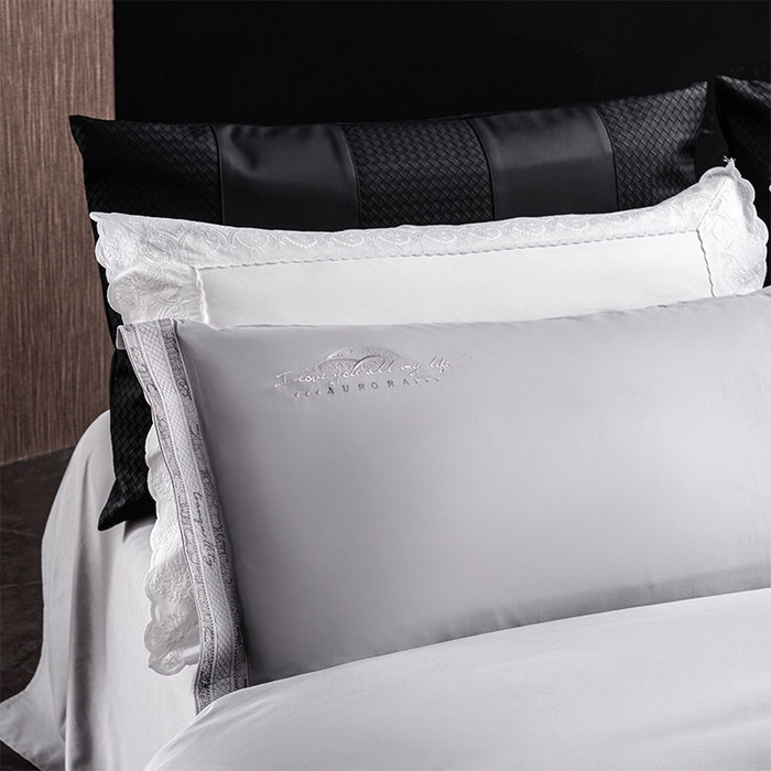 91家纺网 家纺一手货源 找家纺 博之洋婚庆 2025新款纯棉全棉长绒棉刺绣绣花高端礼盒四件套-仲夏 仲夏-钻石灰