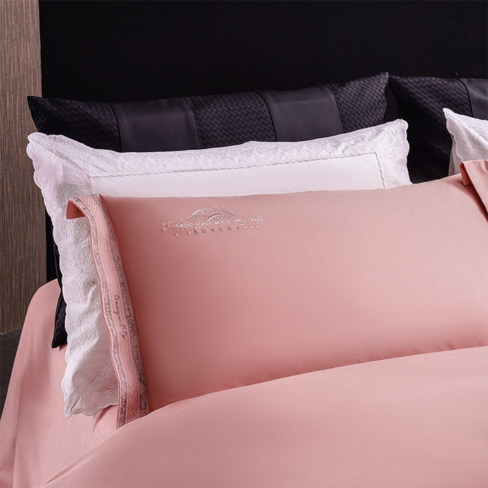 91家纺网 家纺一手货源 找家纺 博之洋婚庆 2025新款纯棉全棉长绒棉刺绣绣花高端礼盒四件套-仲夏 仲夏-豆沙