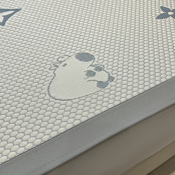 91家纺网 家纺一手货源 找家纺 857家居 2025新款卡皮巴拉凉豆豆凉席套件-床单款 卡皮巴拉-灰色