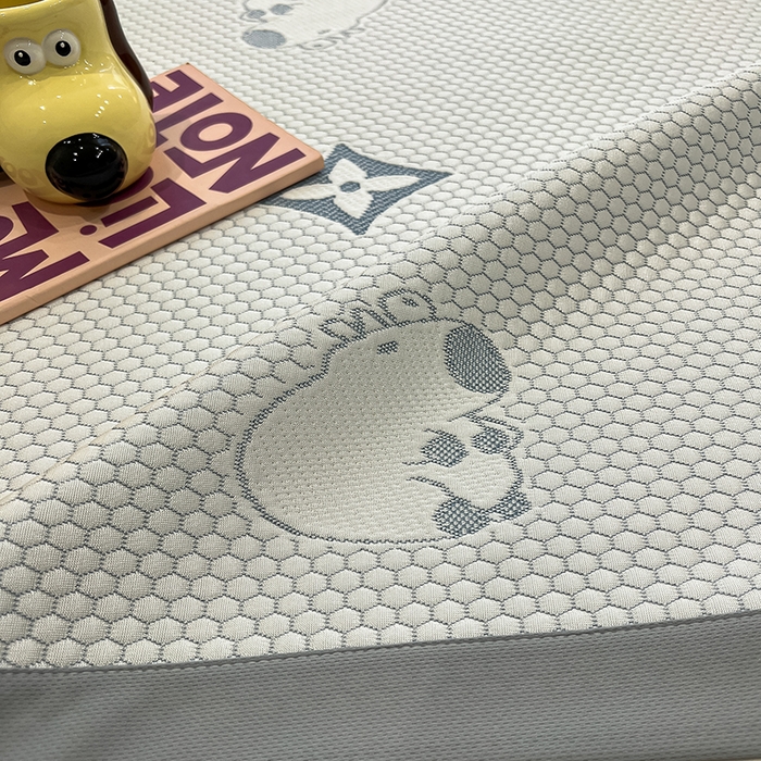 91家纺网 家纺一手货源 找家纺 857家居 2025新款卡皮巴拉凉豆豆凉席套件-床单款 卡皮巴拉-蓝色