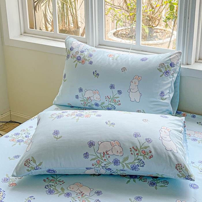 91家纺网 家纺一手货源 找家纺 （总）极梦家纺（支持定制） 2025新款芦荟棉印花枕套单枕套