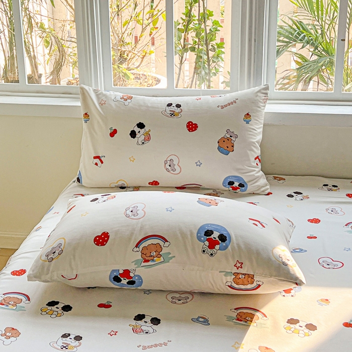 91家纺网 家纺一手货源 找家纺 （总）极梦家纺（支持定制） 2025新款芦荟棉印花枕套单枕套