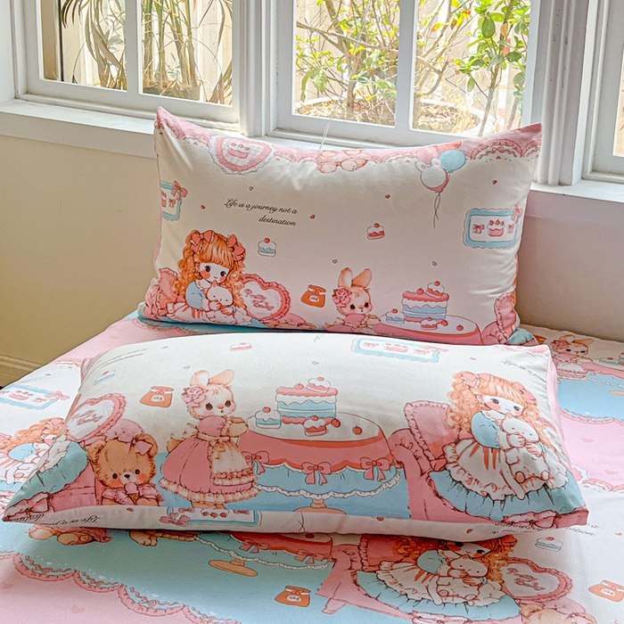 91家纺网 家纺一手货源 找家纺 （总）极梦家纺（支持定制） 2025新款芦荟棉印花枕套单枕套