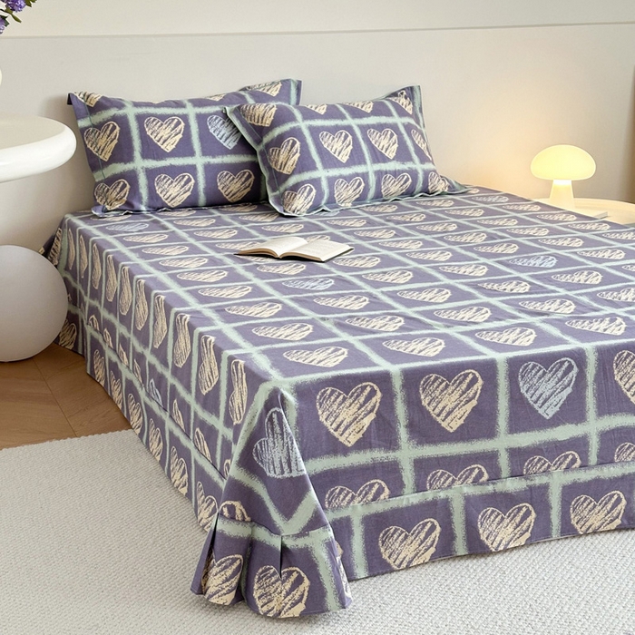 塞纳 2026新款铂金暖绒加厚磨毛单床单 飞扬