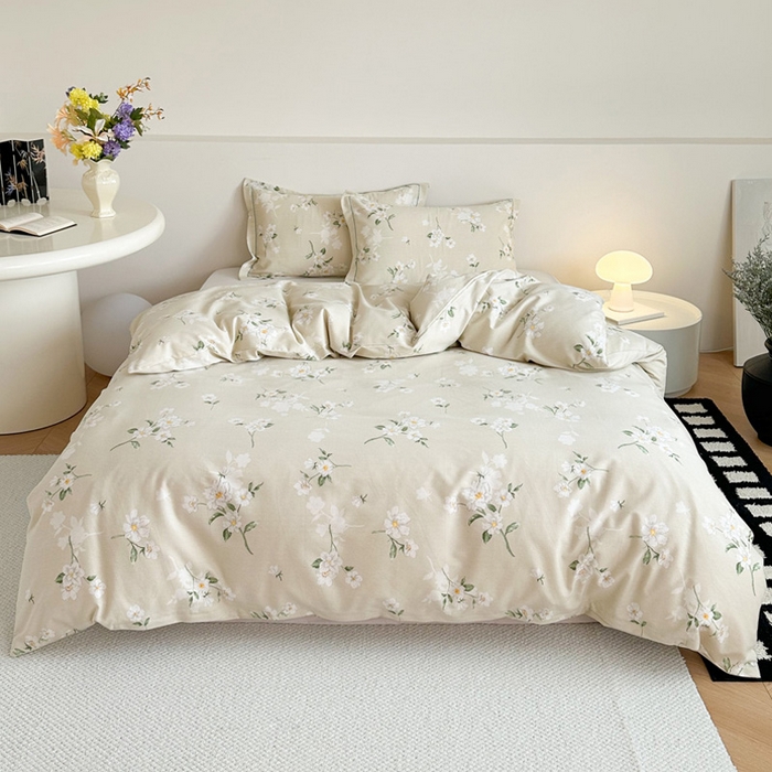 塞纳 2026新款铂金暖绒加厚磨毛单被套 幽香