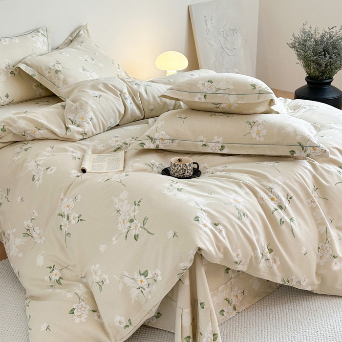 91家纺网 家纺一手货源 找家纺 塞纳 2026新款铂金暖绒加厚磨毛单被套 幽香