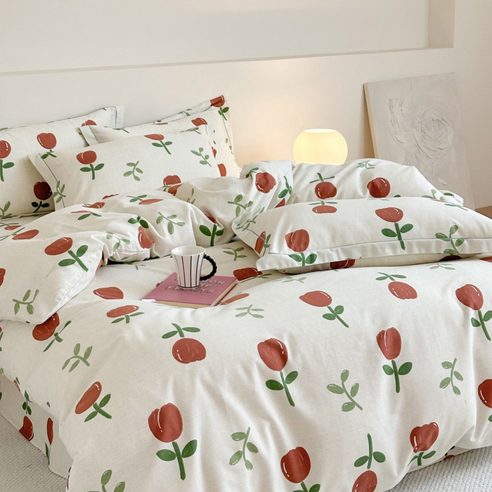 91家纺网 家纺一手货源 找家纺 塞纳 2026新款铂金暖绒加厚磨毛单被套 雅秀-红