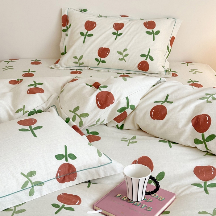 91家纺网 家纺一手货源 找家纺 塞纳 2026新款铂金暖绒加厚磨毛单被套 雅秀-红