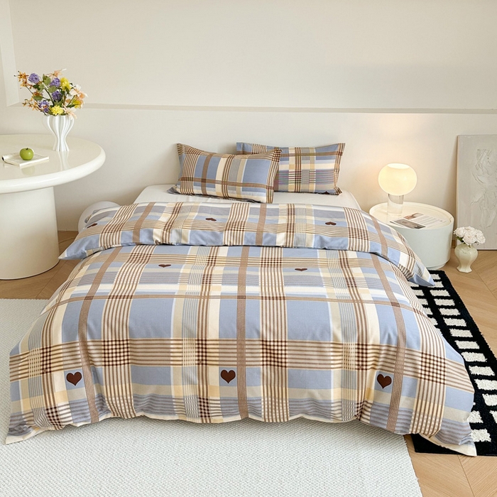 塞纳 2026新款铂金暖绒加厚磨毛单被套 爱情条约