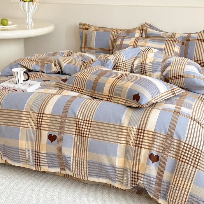 91家纺网 家纺一手货源 找家纺 塞纳 2026新款铂金暖绒加厚磨毛单被套 爱情条约